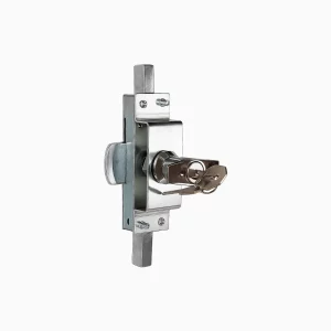 ESPANOLETA ZAMAK CROMADA TIPO T CON LLAVE 26MM
