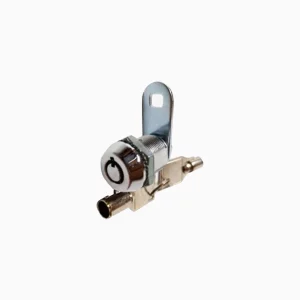 CHAPA ZAMAK CROMADA TIPO TUBULAR CON LLAVE