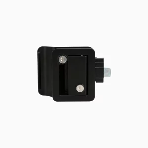 CHAPA IMPACTO DOBLE NEGRA CON LLAVE (CAMPER)