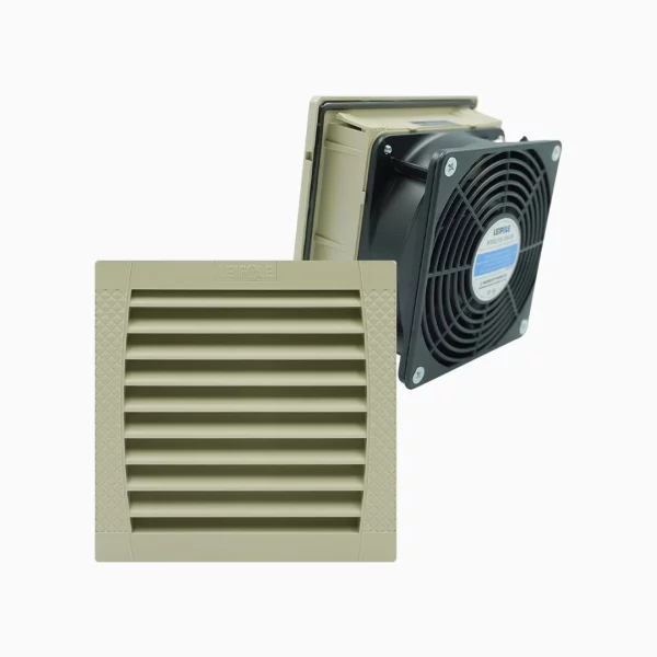 CONJUNTO VENTILADOR 120 x 120 mm + CELOSIA 7032 LEIPOLD