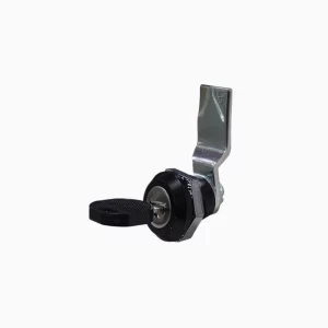 CHAPA ZAMAK NEGRA CON LLAVE (PROTA)