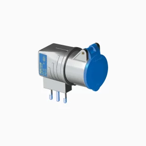 ADAPTADOR SIMPLE CON BASE INDUSTRIAL 2P+T 16A IP20 - PALAZZOLI