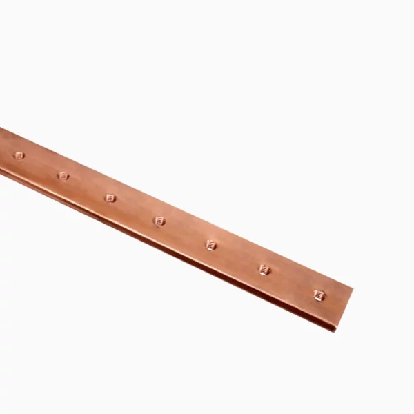 COBRE PERFORADO 25x5mm L=2000mm M6