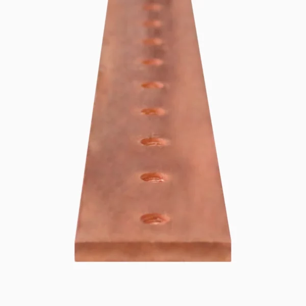 COBRE PERFORADO 32x5mm L=2000mm M6 - Imagen 3