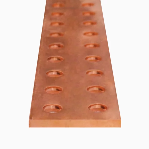 COBRE PERFORADO 50x5mm L=2000mm 10,5 - Imagen 3