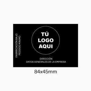 KIT 30 - LOGO PERSONALIZADO 45X85mm (1 unidad)