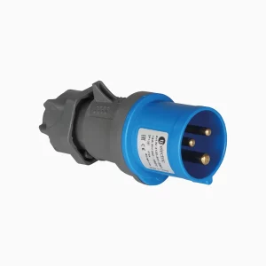 ENCHUFE VOLANTE MACHO 2P+T 16A 6h IP44 - TP