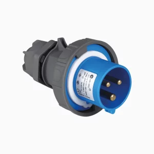 ENCHUFE VOLANTE MACHO 2P+T 16A 6h IP67 - TP