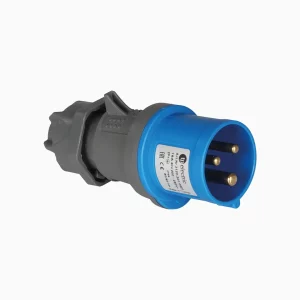 ENCHUFE VOLANTE MACHO  2P+T 32A 6h IP44 - TP