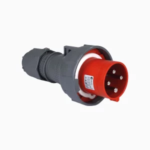 ENCHUFE VOLANTE MACHO 3P+T 63A 6h IP67 - TP