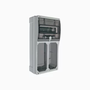 CUADRO VENTANA TRANSPARENTE 2 BASES CON ENCLAVAMIENTO IP66 - PALAZZOLI