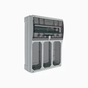 CUADRO VENTANA TRANSPARENTE 3 BASES CON ENCLAVAMIENTO IP66 - PALAZZOLI