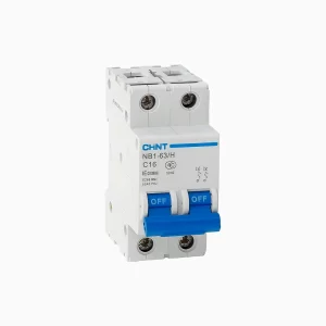 INTERRUPTOR INDUSTRIAL CURVA C 2PX25A, 10KA IEC60947-2