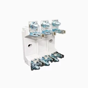 BASE FIJA 3P FUSIBLE NH00 160A, PARA PERNO M8