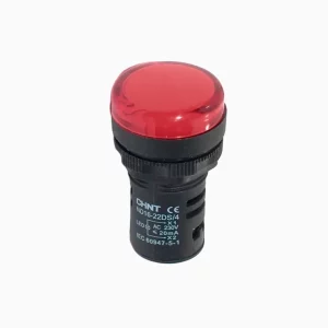 PILOTO COMPACTO IP65 22MM 220VAC ROJO C/ LED